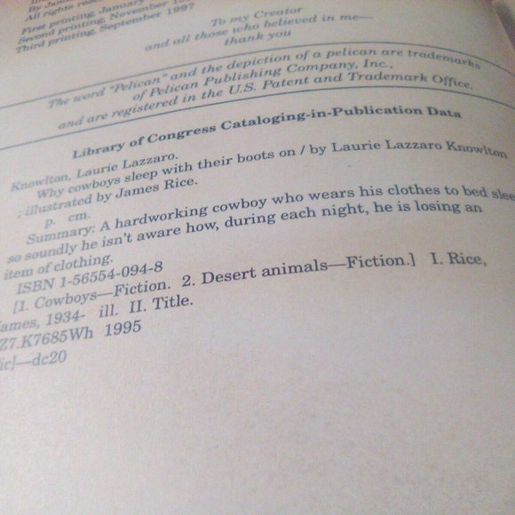 Why Cowboys Sleep with Their Boots on Signed - Picture 6 of 12